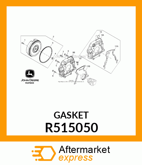 GASKET, FLYWHEEL HOUSING R515050