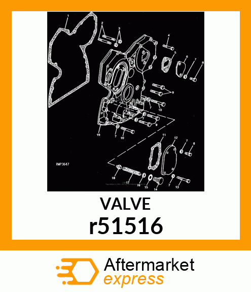 VALVE, PRESSURE REGULATION r51516