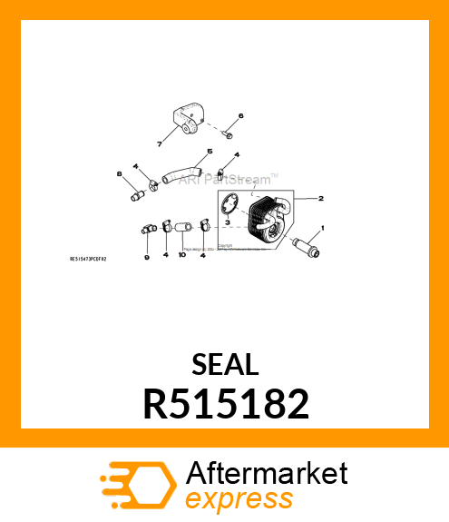 GASKET, OIL COOLER, LCD R515182