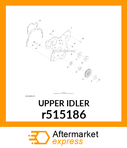 UPPER IDLER r515186