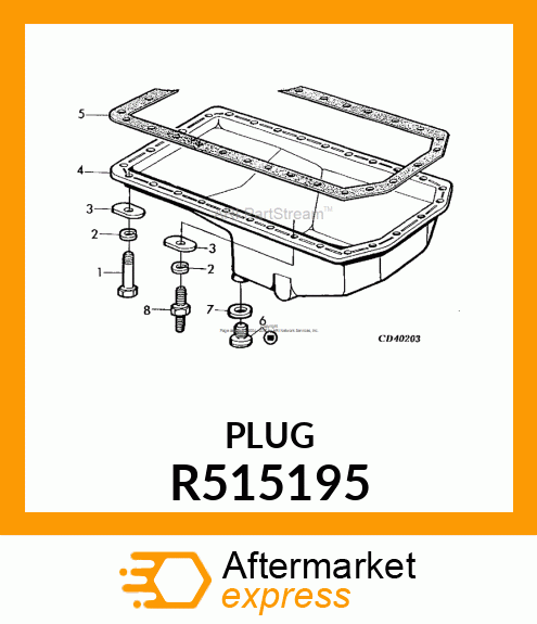 PLUG, DRAIN R515195