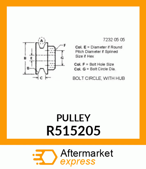 PULLEY R515205