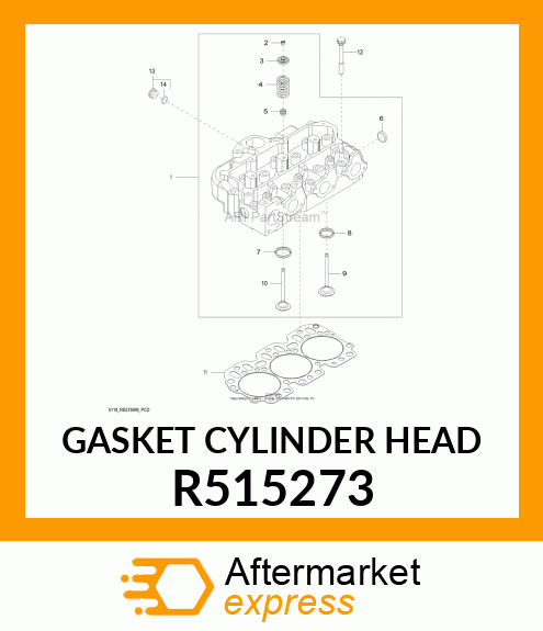 ENGINE CYLINDER HEAD GASKET,CYLINDE R515273