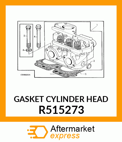 ENGINE CYLINDER HEAD GASKET,CYLINDE R515273