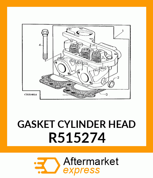 CYLINDER HEAD GASKET 4 CYL. R515274