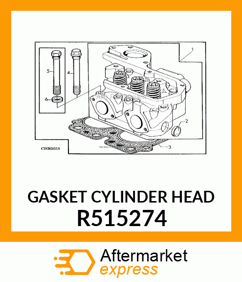 CYLINDER HEAD GASKET 4 CYL. R515274