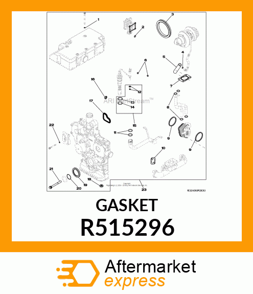 GASKET, EXHAUST MANIFOLD R515296