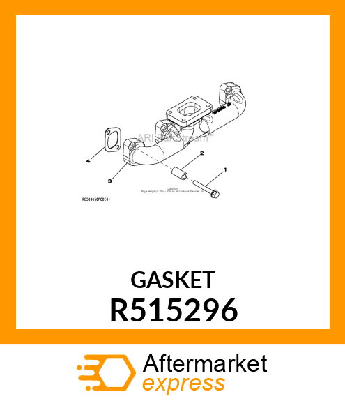 GASKET, EXHAUST MANIFOLD R515296