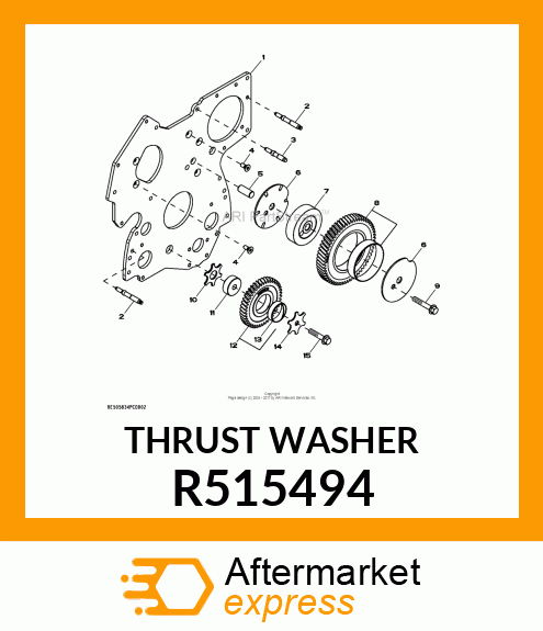 THRUST WASHER R515494