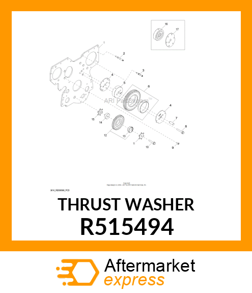 THRUST WASHER R515494