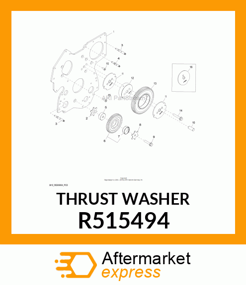 THRUST WASHER R515494