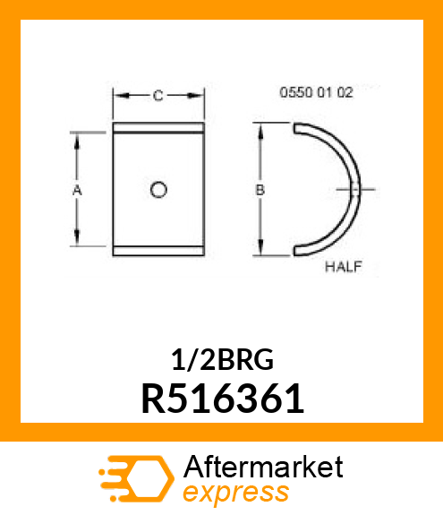 BEARING,CONNECTING ROD R516361