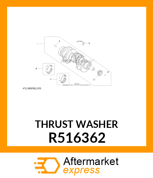 WASHER, THRUST R516362