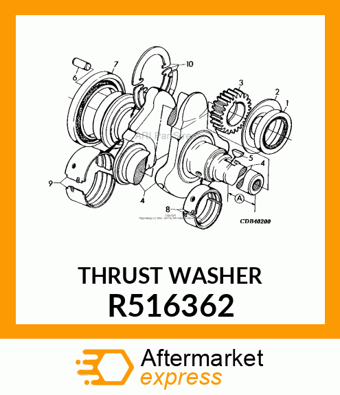 WASHER, THRUST R516362