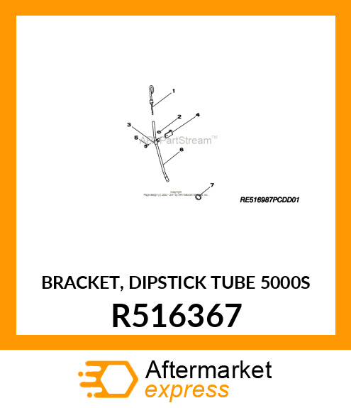 BRACKET, DIPSTICK TUBE 5000S R516367