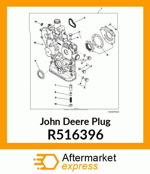 EXPANSION PLUG, PRV R516396