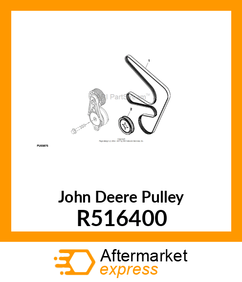 PULLEY,FAN R516400