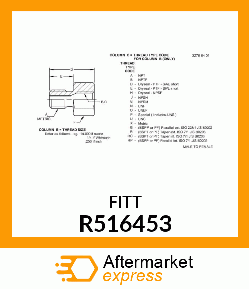 FITTING R516453