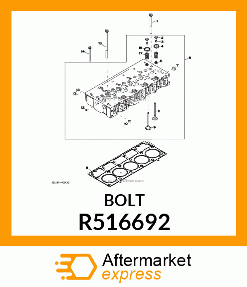 SCREW, SPECIAL SHORT R516692