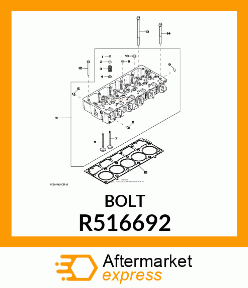 SCREW, SPECIAL SHORT R516692