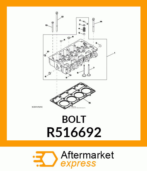 SCREW, SPECIAL SHORT R516692