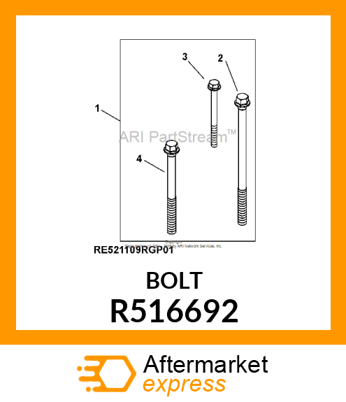 SCREW, SPECIAL SHORT R516692