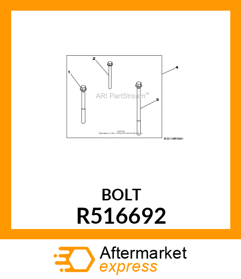 SCREW, SPECIAL SHORT R516692