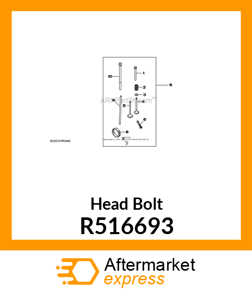 SCREW, SPECIAL, LONG R516693