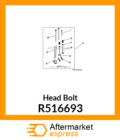 SCREW, SPECIAL, LONG R516693