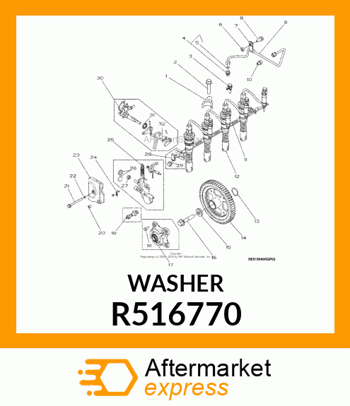 WASHER, SPECIAL R516770