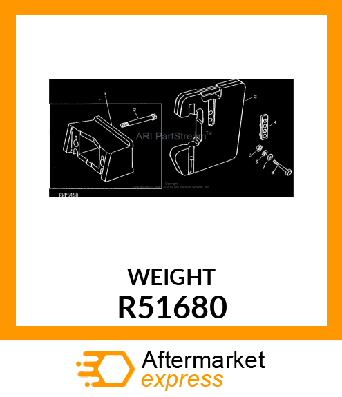 WEIGHT,QUICK TATCH R51680