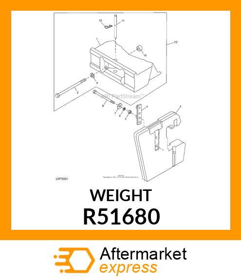 WEIGHT,QUICK TATCH R51680