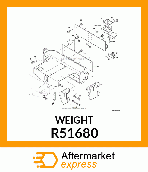 WEIGHT,QUICK TATCH R51680