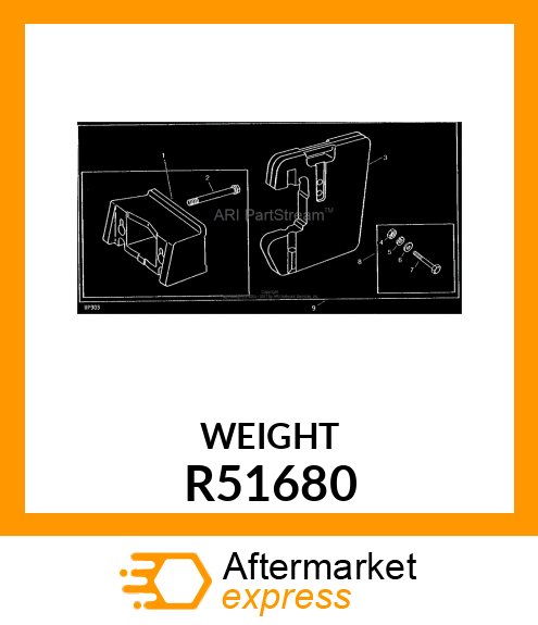 WEIGHT,QUICK TATCH R51680