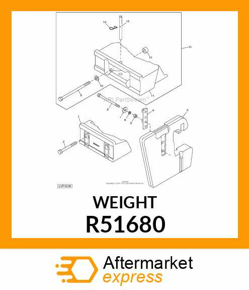 WEIGHT,QUICK TATCH R51680