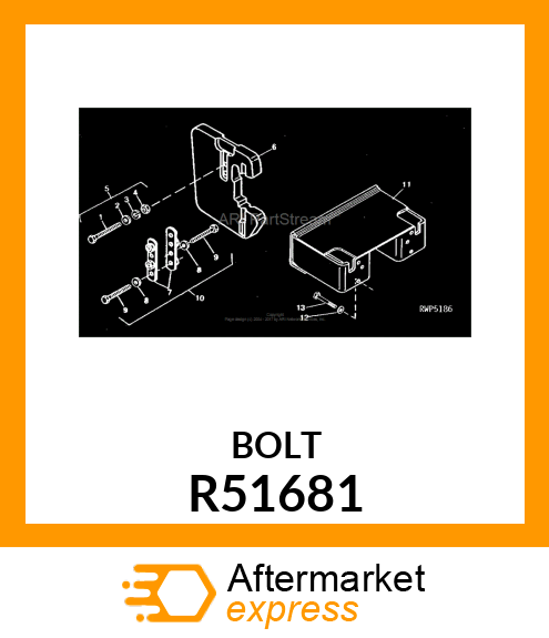 BOLT, SPECIAL HEX R51681