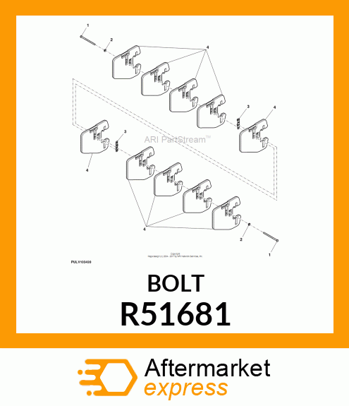 BOLT, SPECIAL HEX R51681