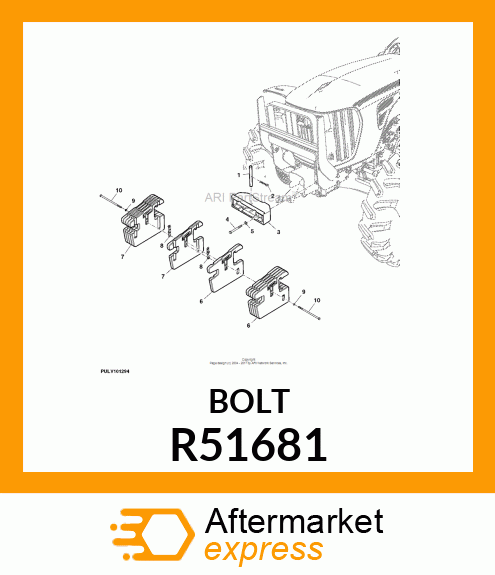 BOLT, SPECIAL HEX R51681