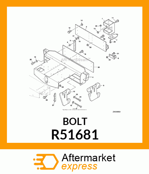 BOLT, SPECIAL HEX R51681