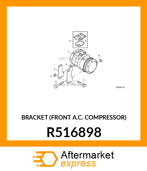 BRACKET (FRONT A.C. COMPRESSOR) R516898