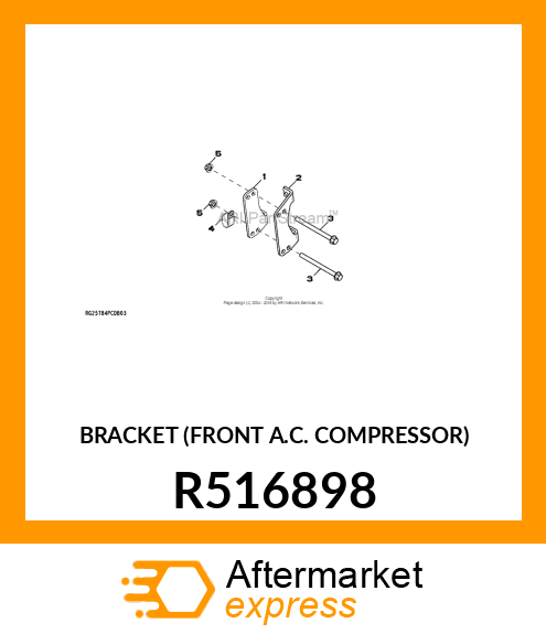 BRACKET (FRONT A.C. COMPRESSOR) R516898