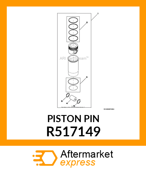 PIN, PISTON R517149