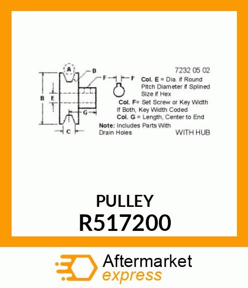 PULLEY R517200