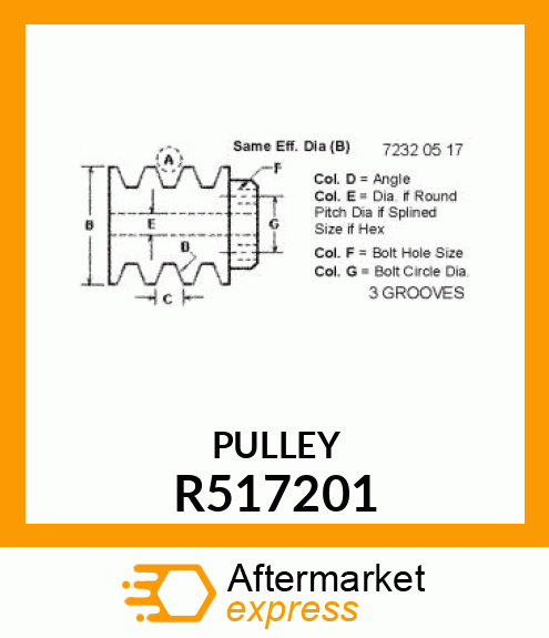 PULLEY R517201