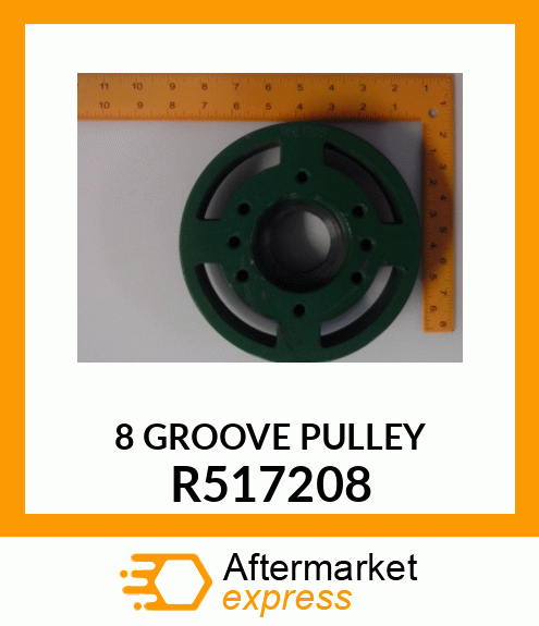 PULLEY, 168MM CAST DUCTILE IRON R517208