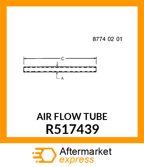 AIR FLOW TUBE R517439