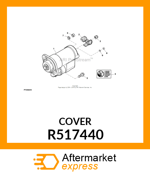 COVER, JUMP START R517440