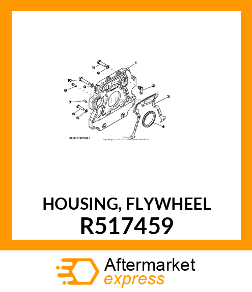 HOUSING, FLYWHEEL R517459