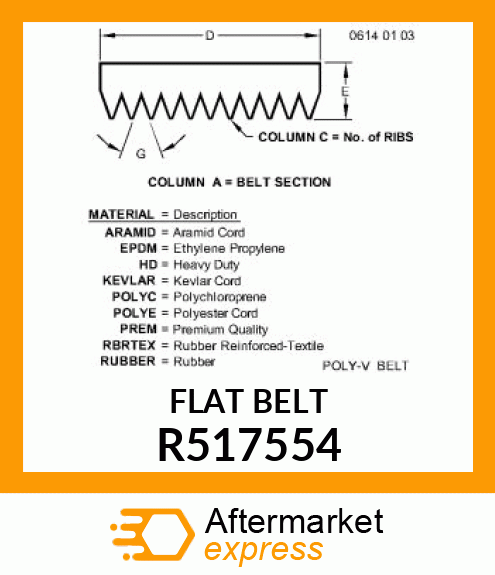 FLAT BELT R517554