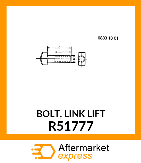 BOLT, LINK LIFT R51777